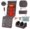 Flannel Full Body Massage Mat With Heat & Shiatsu Neck Massager