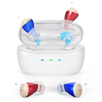 Rechargeable In-Ear Hearing Amplifier