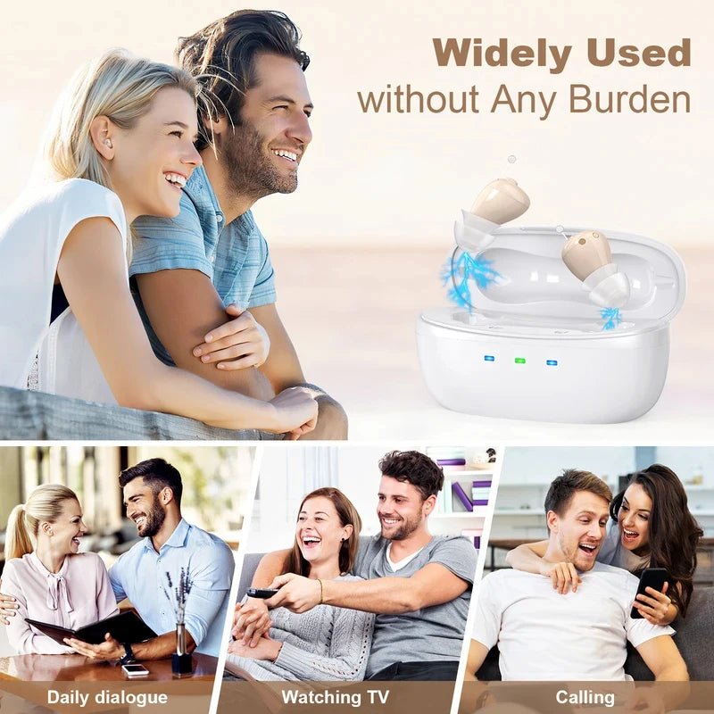 Rechargeable In-Ear Hearing Amplifier