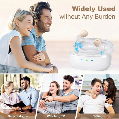 Rechargeable In-Ear Hearing Amplifier
