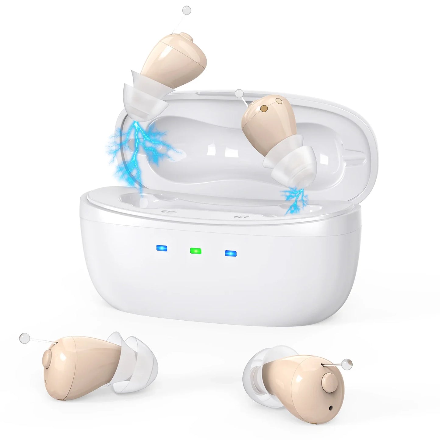 Rechargeable In-Ear Hearing Amplifier