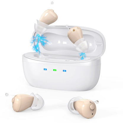 Rechargeable In-Ear Hearing Amplifier