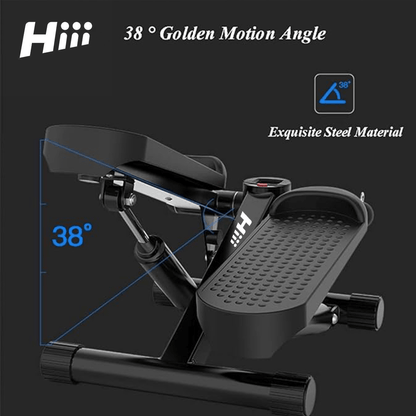 Mini Stepper with Resistance Bands | Full-Body Home Workout Machine