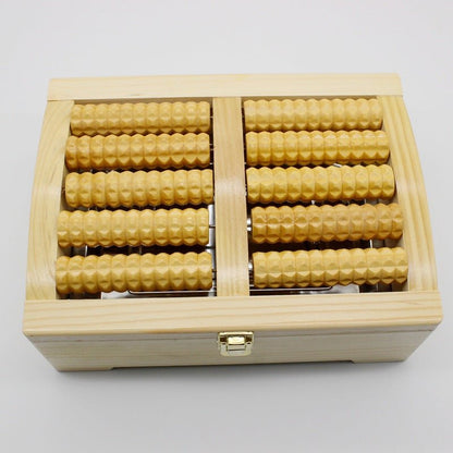 Therapeutic Foot Massager with Steel Rollers | Deep Tissue Relief